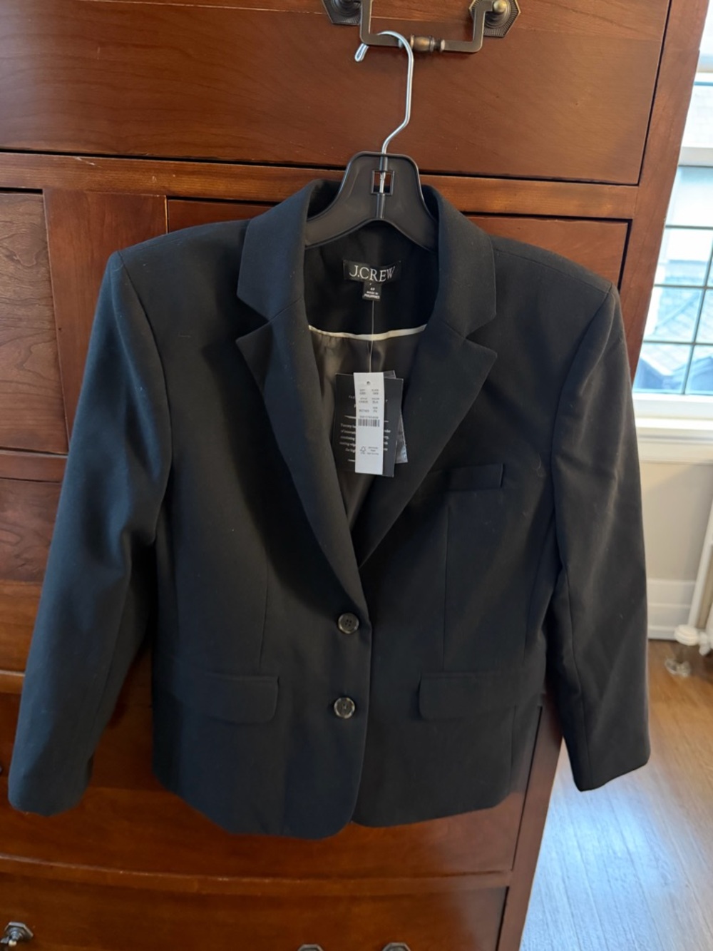 NWT fall 25 J. Crew Black Women's Tailored Blazer 4P